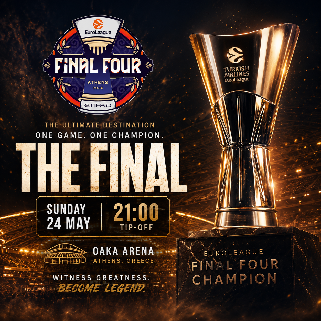 EuroLeague Final Four 2026 - Final - Sunday 24 May